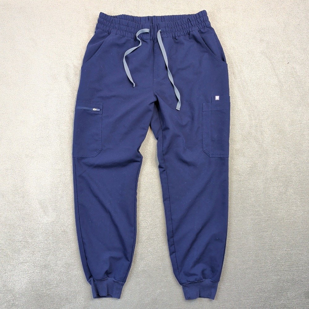 Figs Scrub Pants Womens Large Navy Blue Technical Collection Jogger W23SW2014